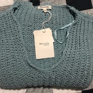 Off the shoulder dolman sweater